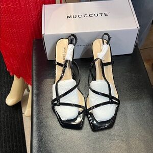 Black Strappy Women's Sandals